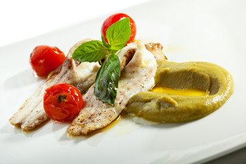 Seabass with Tomato