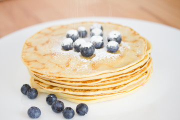 Homemade pancakes