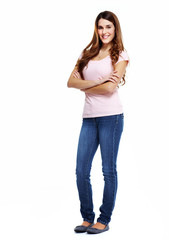 Obraz premium Beautiful woman portrait.