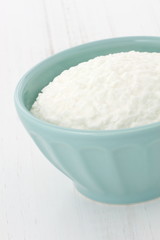 Delicious fresh and healthy cottage cheese