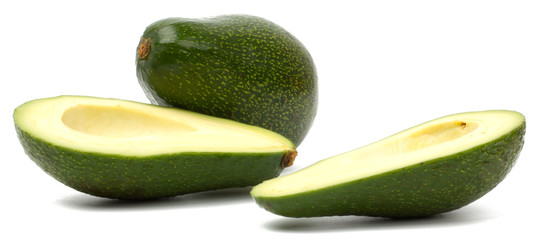 Avocado isolated on white background