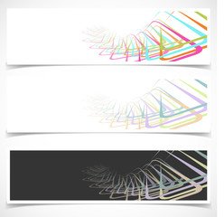 Set of Banners. Abstract Background. Eps10 Format.