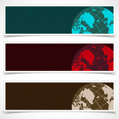 Set of Banners. Abstract Background. Eps10 Format.