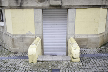 Old door in the city