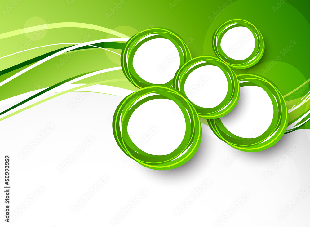 Aufkleber abstract background with circles