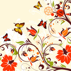 Obraz premium Flower Frame