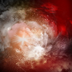Cosmic clouds of mist