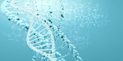 Fototapeta na wymiar Cząsteczka DNA