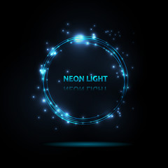 Abstract background. Neon