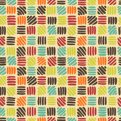 Abstract retro seamless pattern