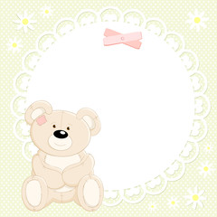 Fototapeta premium Cute toy bear