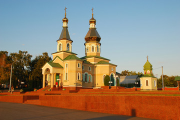 Fototapeta na wymiar Современная церковь в Украине