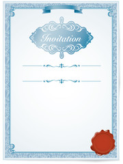 Invitation card design