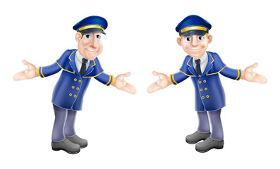 Doormen or bellhops