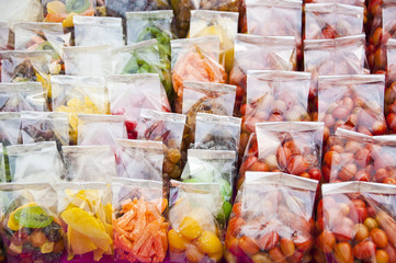 Fototapeta premium Dry preserved fruits.