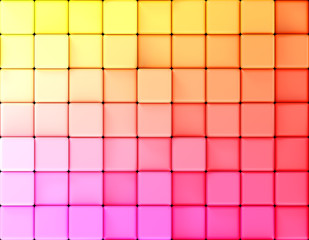 Cubes abstract background gradient