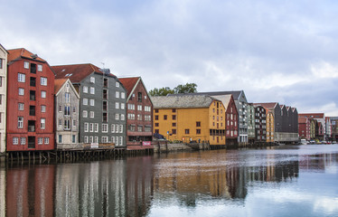 Speicherhäuser am Nidelv (Trondheim)