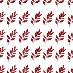 Seamless background, leaves