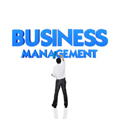 Business word for business and finance concept, Business managem