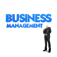 Business word for business and finance concept, Business managem