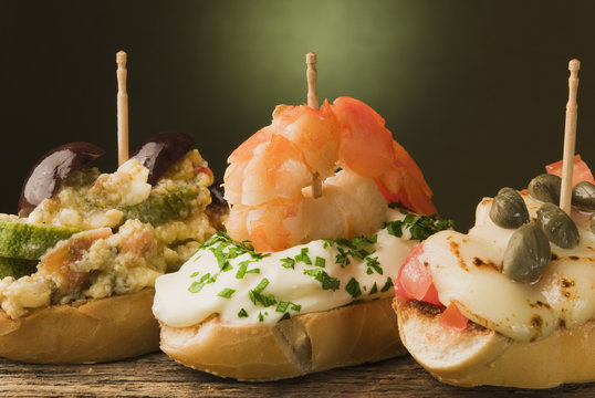 variedad de pinchos
