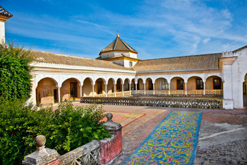 Fototapeta premium Patio Principal of La Casa De Pilatos, Seville In Spain.