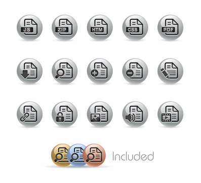 Documents Icons 1 of 2 / Vector includes 4