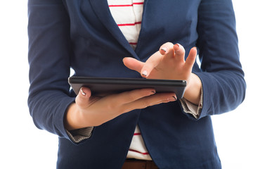 Young Businesswoman with Digital Tablet