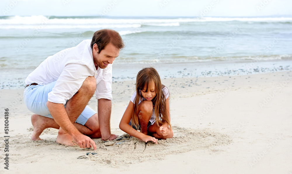 Canvas Prints beach family fun