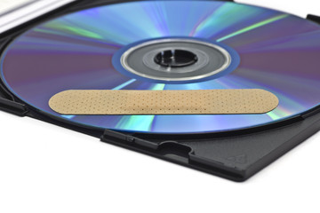 Compact disc with software patch