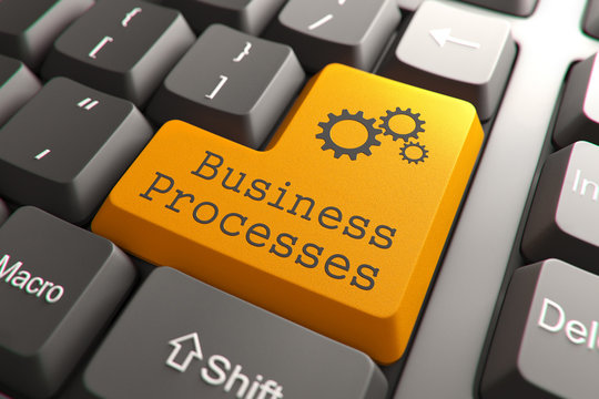 Keyboard with Business Processes Button.