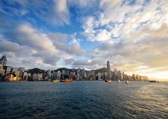 Naklejka premium Hong Kong
