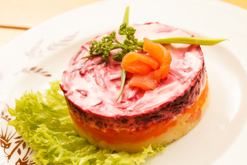 salad with beet