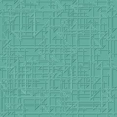 Geometric Teal Pattern