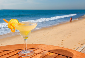 daiquiri cocktail with ice