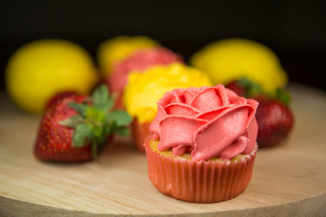 Cupcakes and Fruits