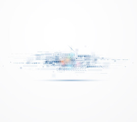 abstract futuristic fade computer technology business background