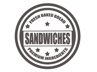 Sandwiches stamp