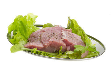 Fototapeta premium Raw pork meat