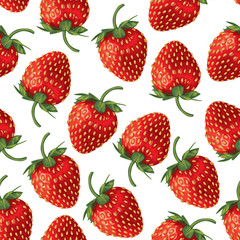 Strawberry seamless pattern