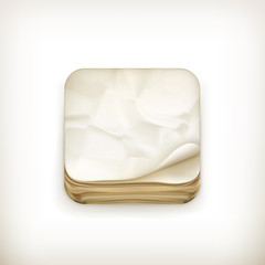 Old paper app icon