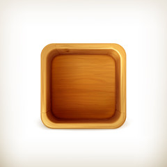 Wooden box app icon