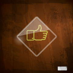 Grunge Like Background. Vector Design Template