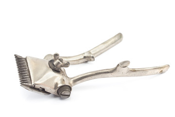 Vintage rusty hair clipper