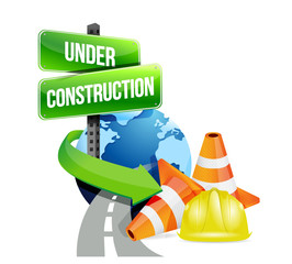 under construction global roads