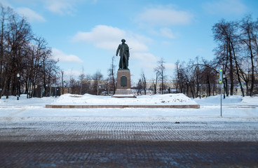 Fototapeta na wymiar Bolotnaya Square in Moscow
