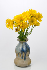 Yellow Flowers in a Vase