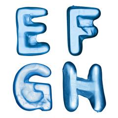letter of ice alphabet