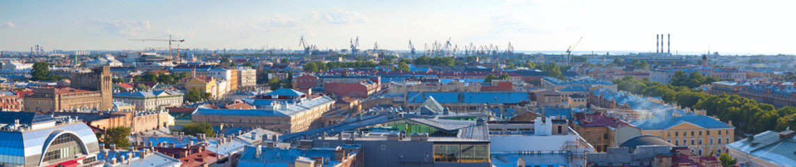Panorama of  Saint Petersburg
