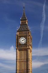 Fototapeta na wymiar Big Ben w Londynie, w Wielkiej Brytanii